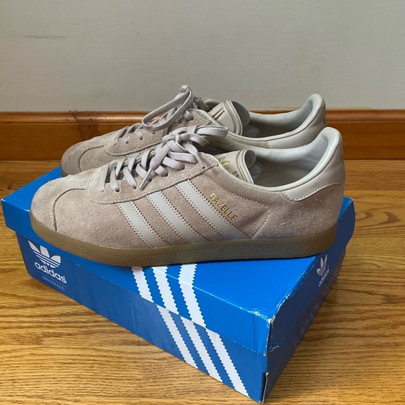 adidas gazelle silver green womens adidas Gazelle Shoes - Men's - Wonder Clay / Cloud White / White